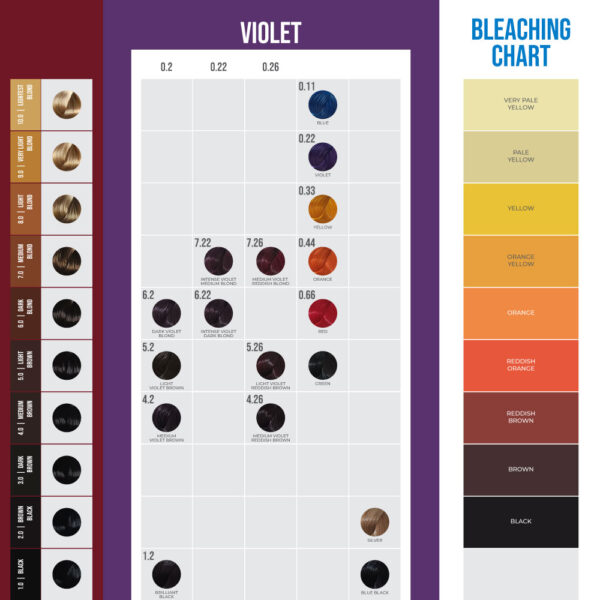 Hair Chart Violet